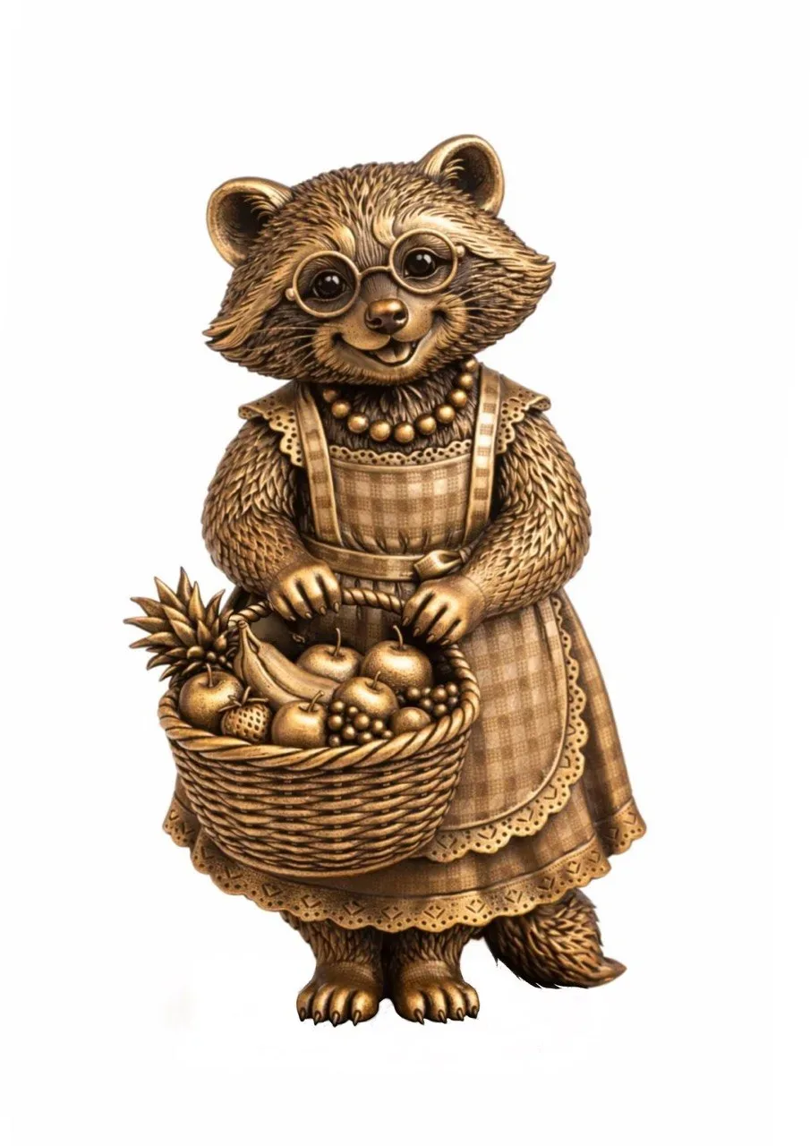 🦝 Мы рассматривали оба варианта. Без чепца Енофья тоже хороша. Но в чепце она становит...