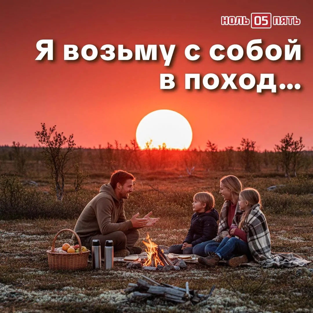 🏕 Я возьму с собой в поход…