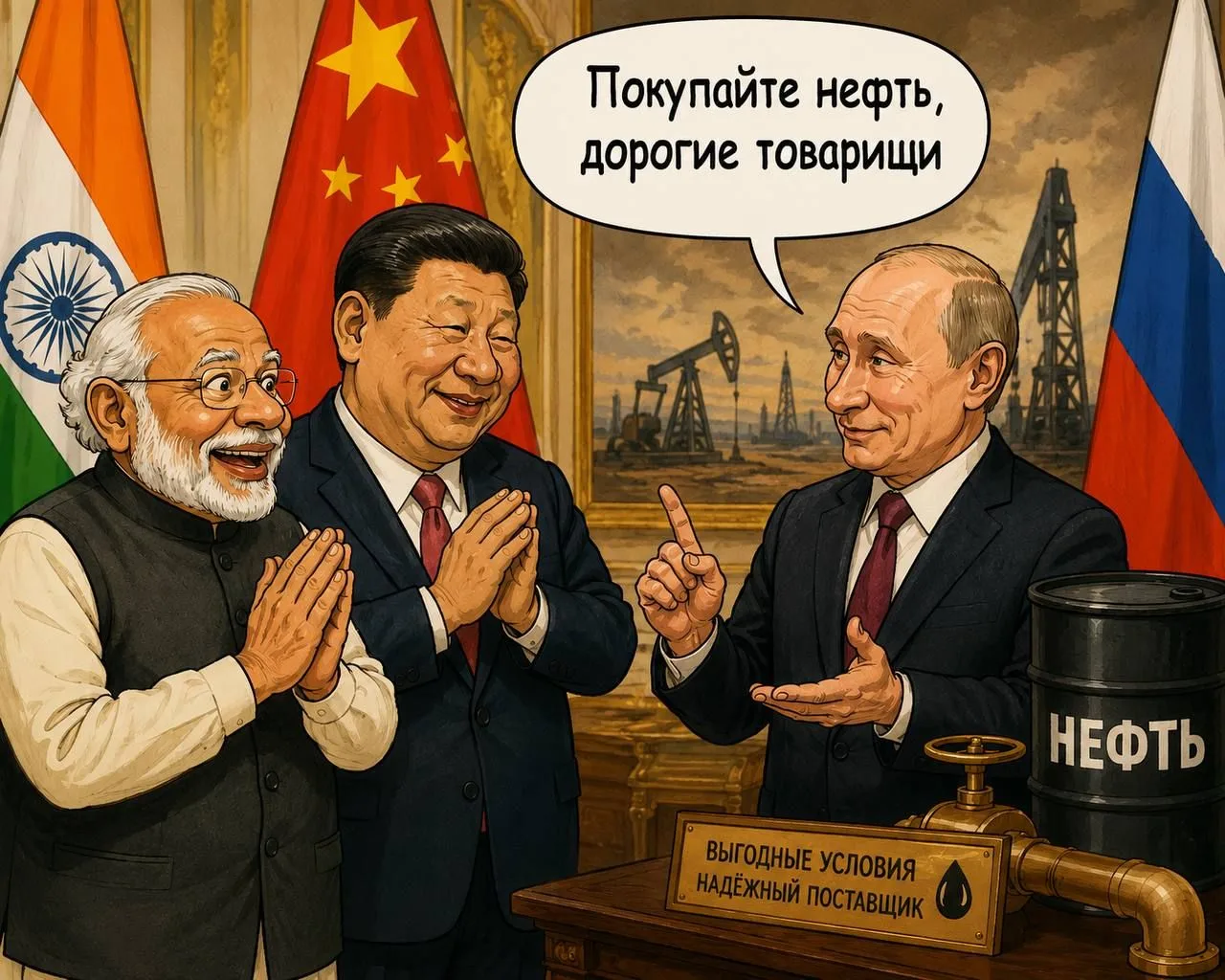 🇨🇳🇮🇳🙏🏻🇷🇺 Азиатский разворот на 180