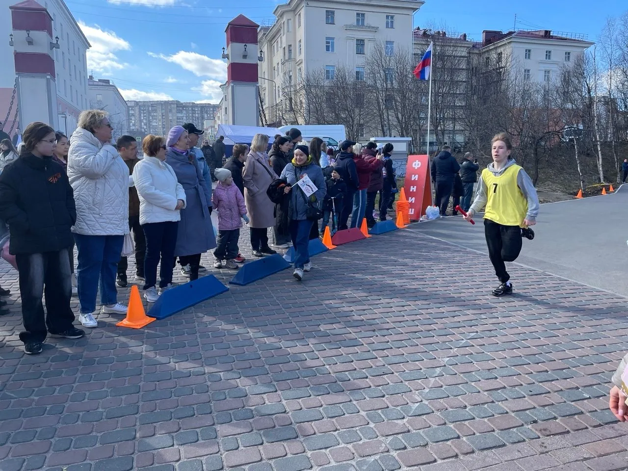 ⭐В День Победы в городском парке прошла легкоатлетическая эстафета. Это не просто соревнования, а да