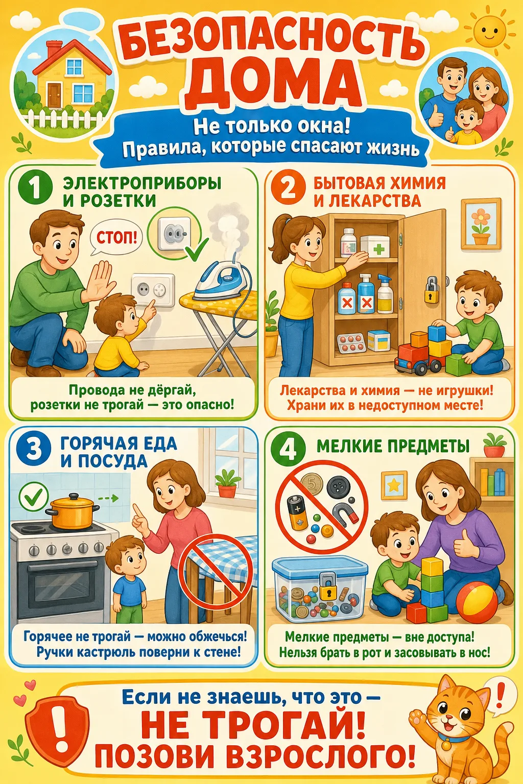 Уважаемые взрослые!
Мы уже обсуждали безопасность на воде, на дороге, защиту от клещей, правильную о