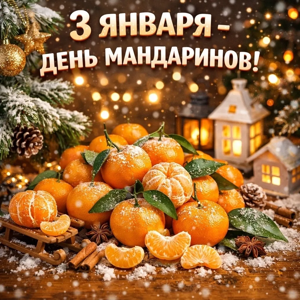 Друзья, сегодня особенный день — день мандаринов 🍊🎉 Этот солнечный фрукт давно стал с...