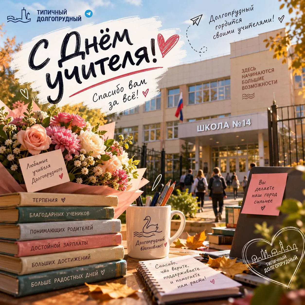 ❤️ Поздравляем наших учителей!
