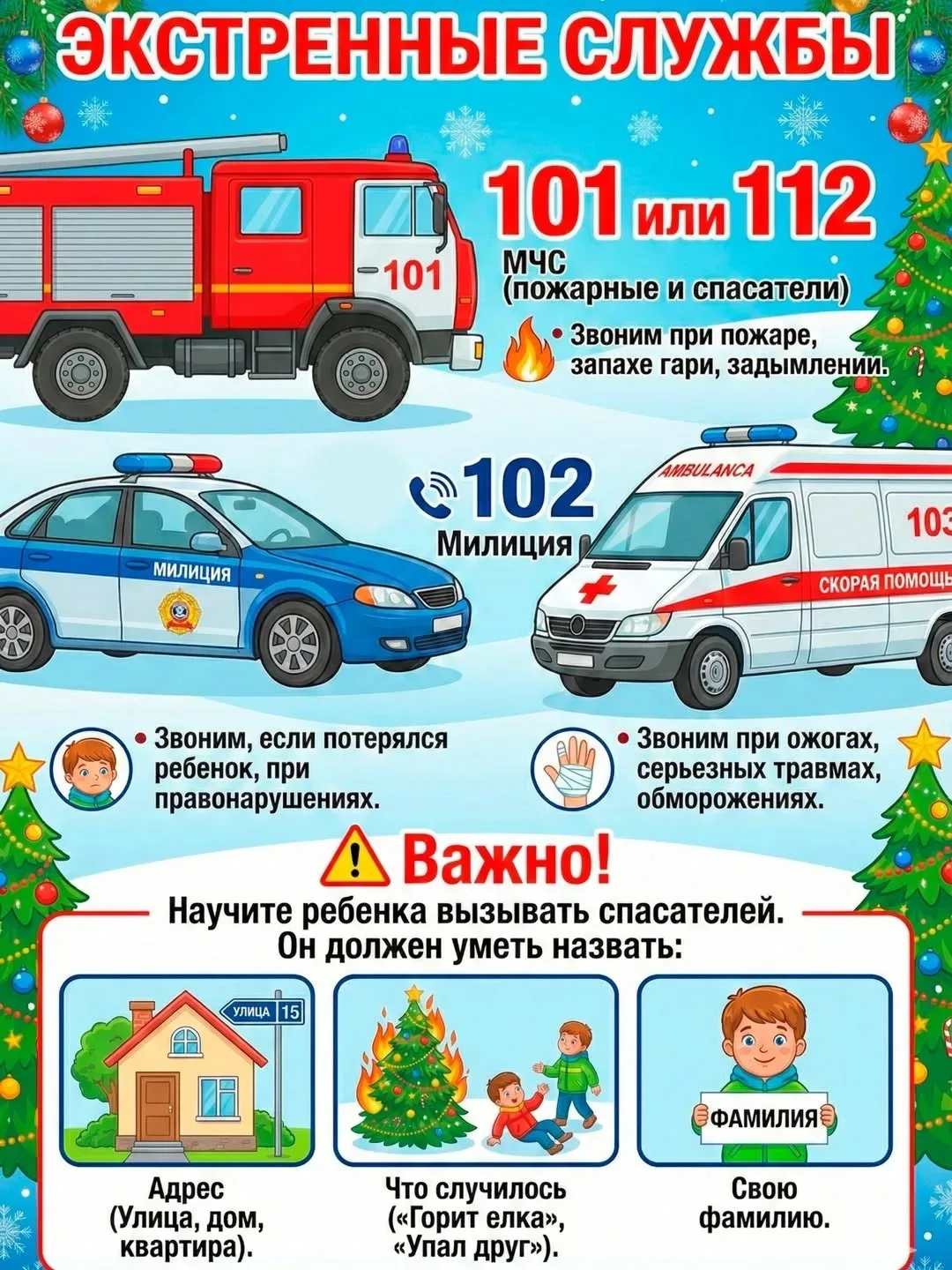 Экстренные службы