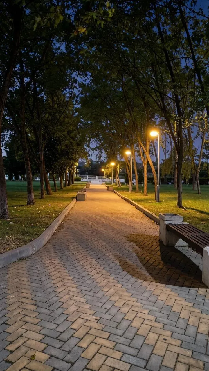 🌙 Вечерняя аллея