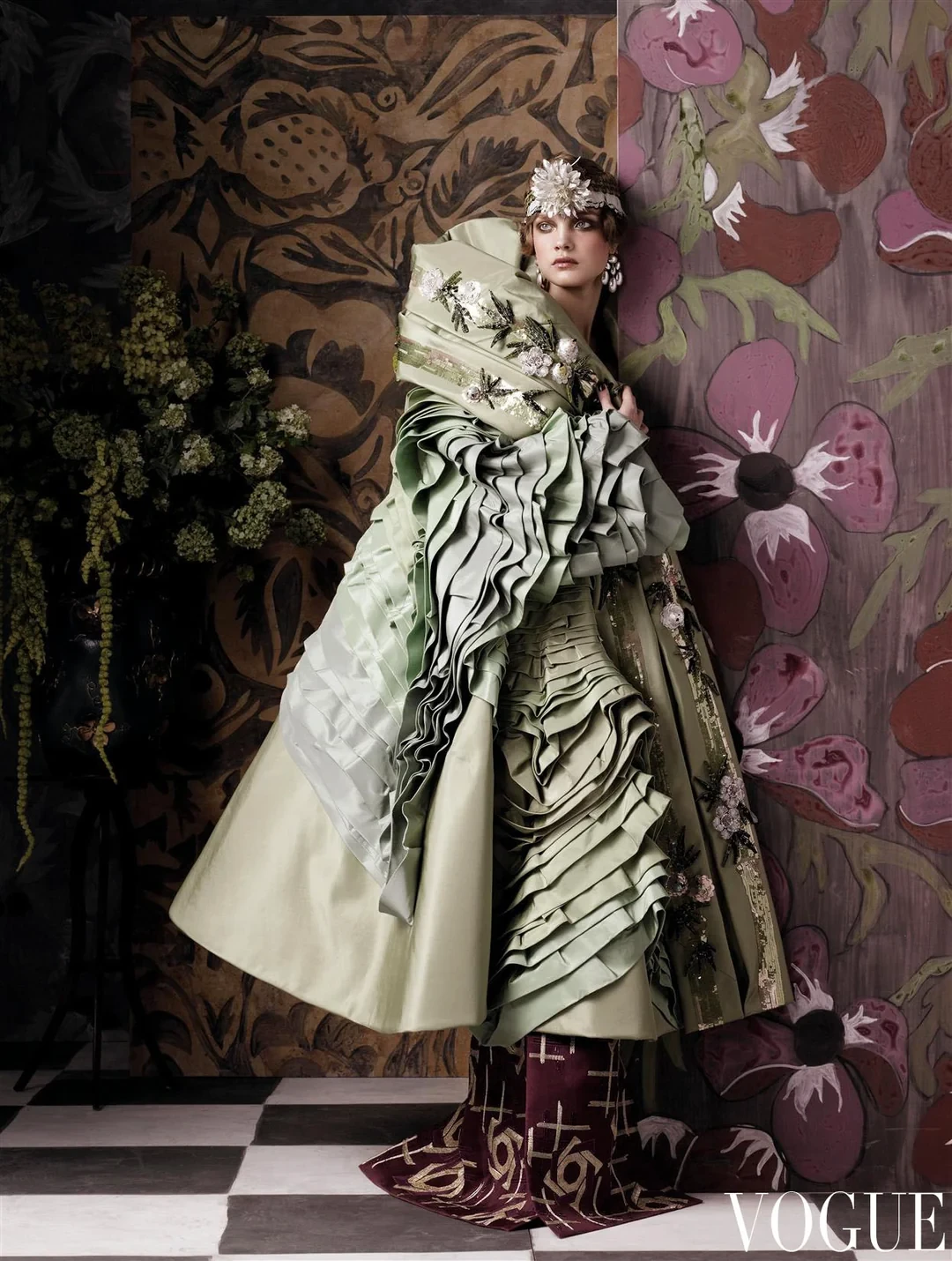 😍😍Наталья Водянова в Vogue за май 2007 года. Фотограф Стивен Майзел, стилист Грейс Коддингтон.
