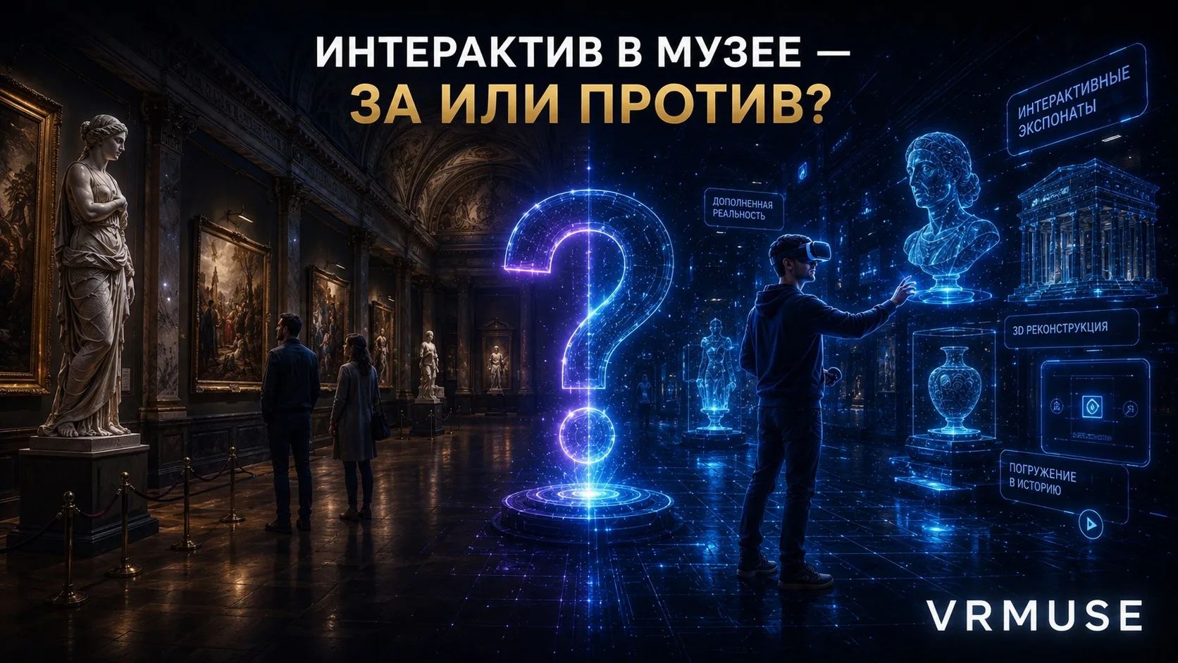 🏛️ Интерактив в музее — это хорошо или разрушает атмосферу?

Споры об этом не утихают уже несколько