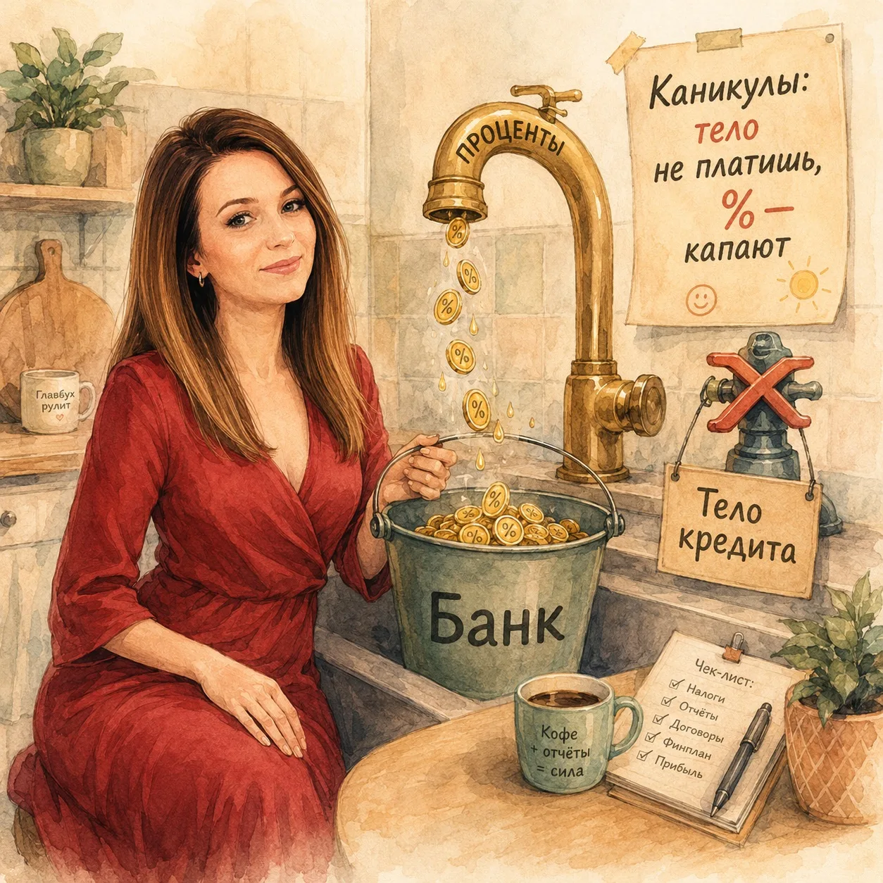 🗣️ «Ну смотри, приостановить ведь могут только платежи, а проценты все равно надо плат...