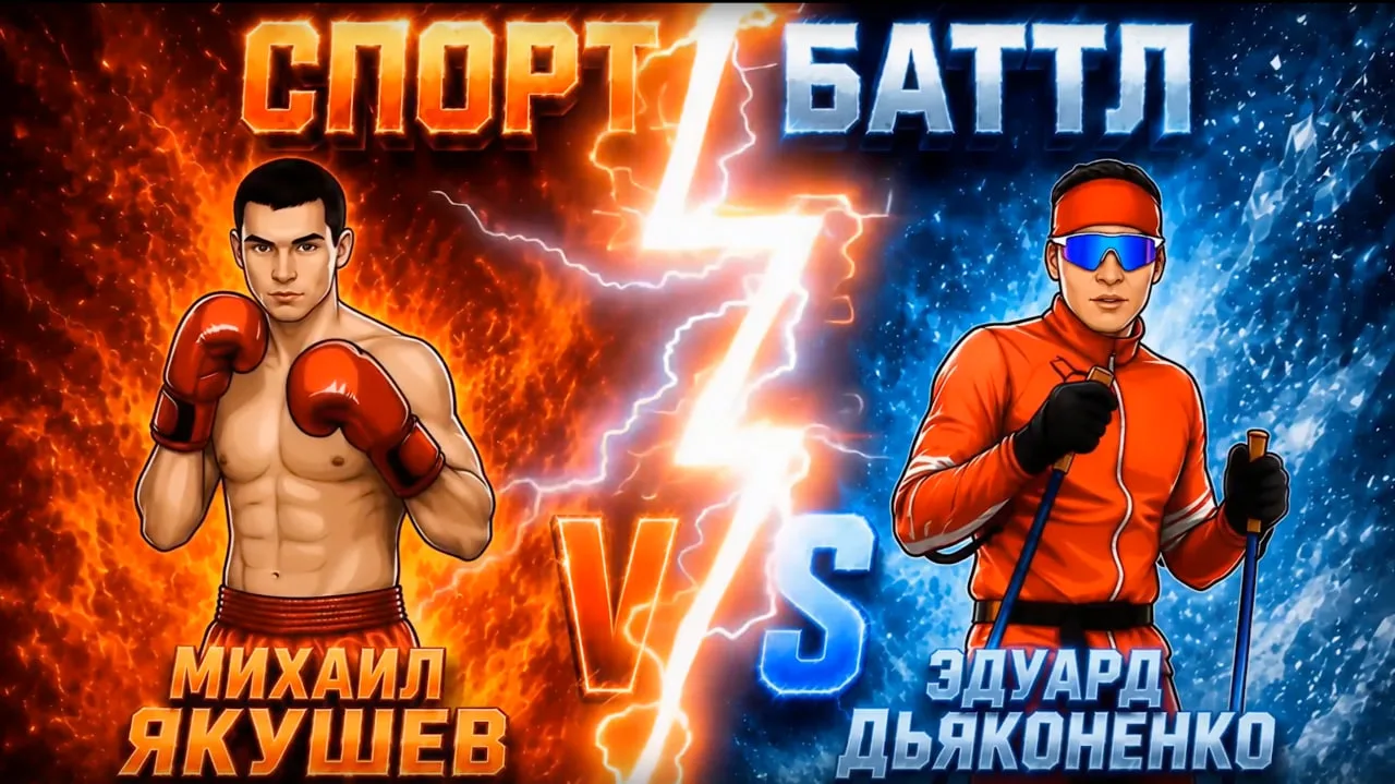 СПОРТ БАТТЛ: Лыжник против кикбоксёра ❄🥊