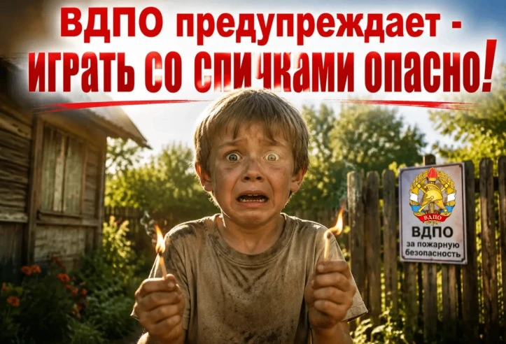 ❗️Детская шалость с огнём — большая беда!
Совсем скоро лето. А лето — время каникул, игр и веселья. 