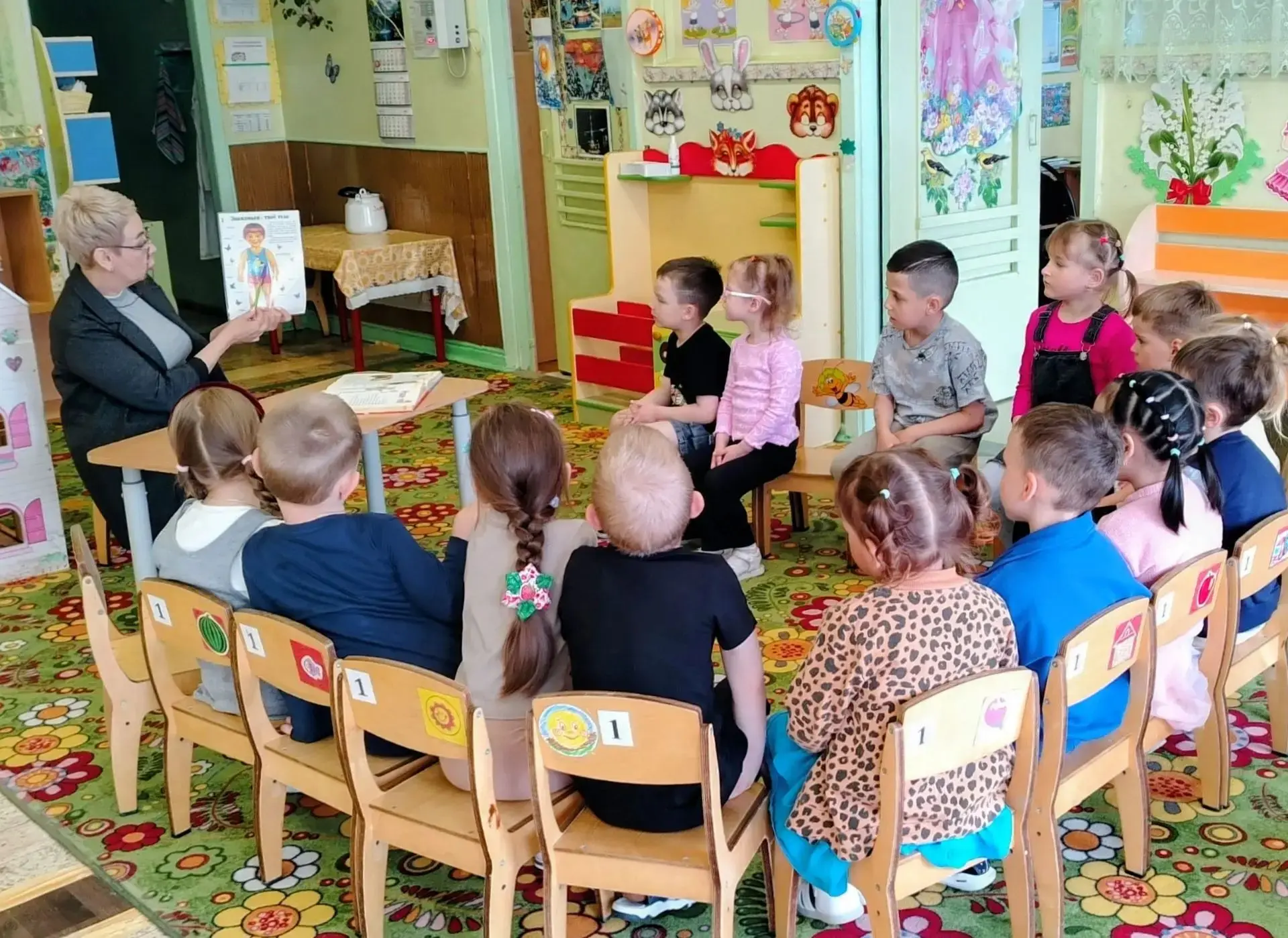 🧠❤️🩻 🧑‍🔬 «Знакомься- твоё тело!» Сегодня наши самые маленькие исследователи (от 3 до 7 лет) прев