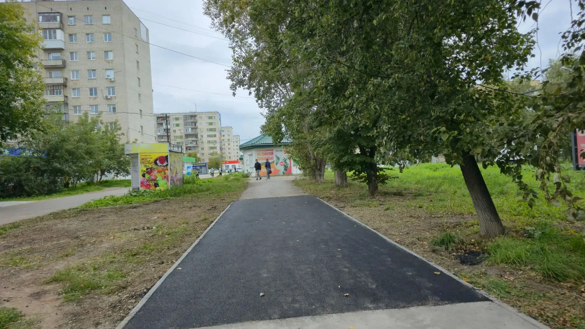 Восстановление элементов благоустройства продолжаем. На Рябова, по проспекту Победы, Бе...