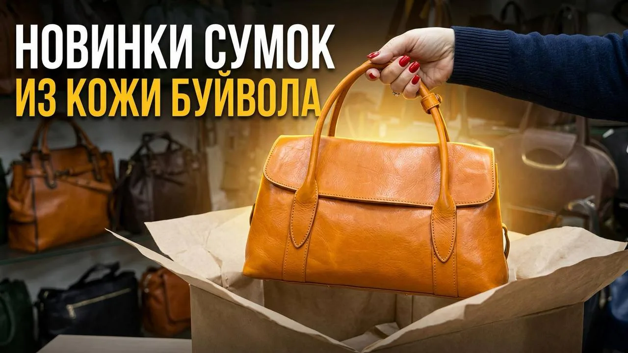 Шикарная подборка сумок из кожи буйвола🔥 👜