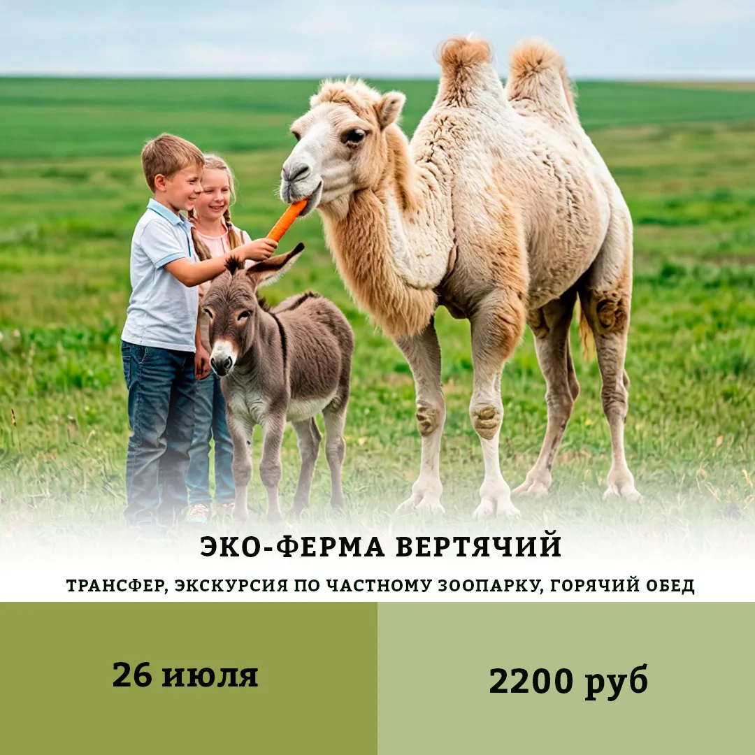 Тур – перезагрузка на эко-ферму «Вертячий»

📅Дата тура: 26 июля

Устали от городской суеты? Мечтает