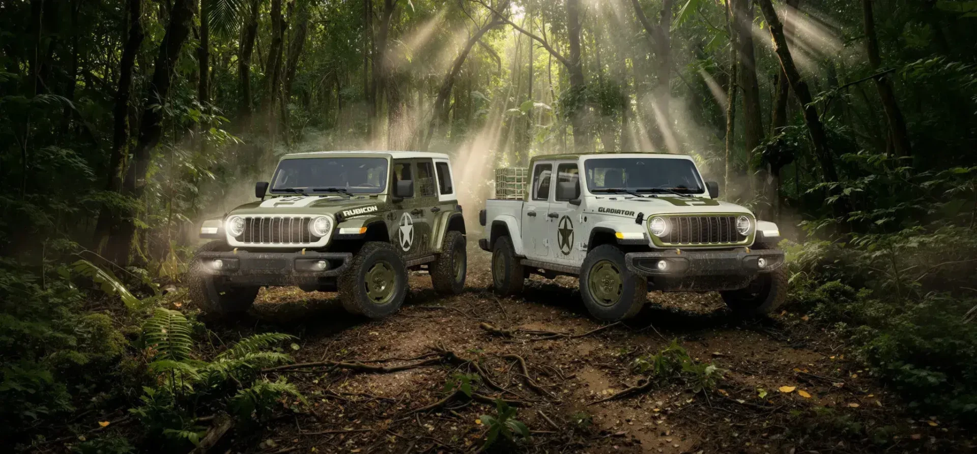 Jeep продает банку зеленой краски под видом военной легенды?