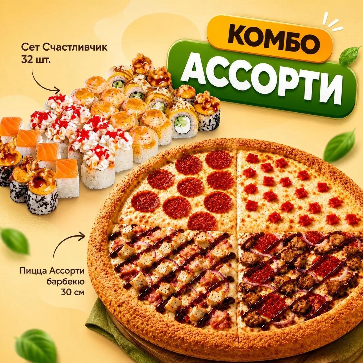 🍕 Когда одного блюда мало, выбирайте КОМБО!