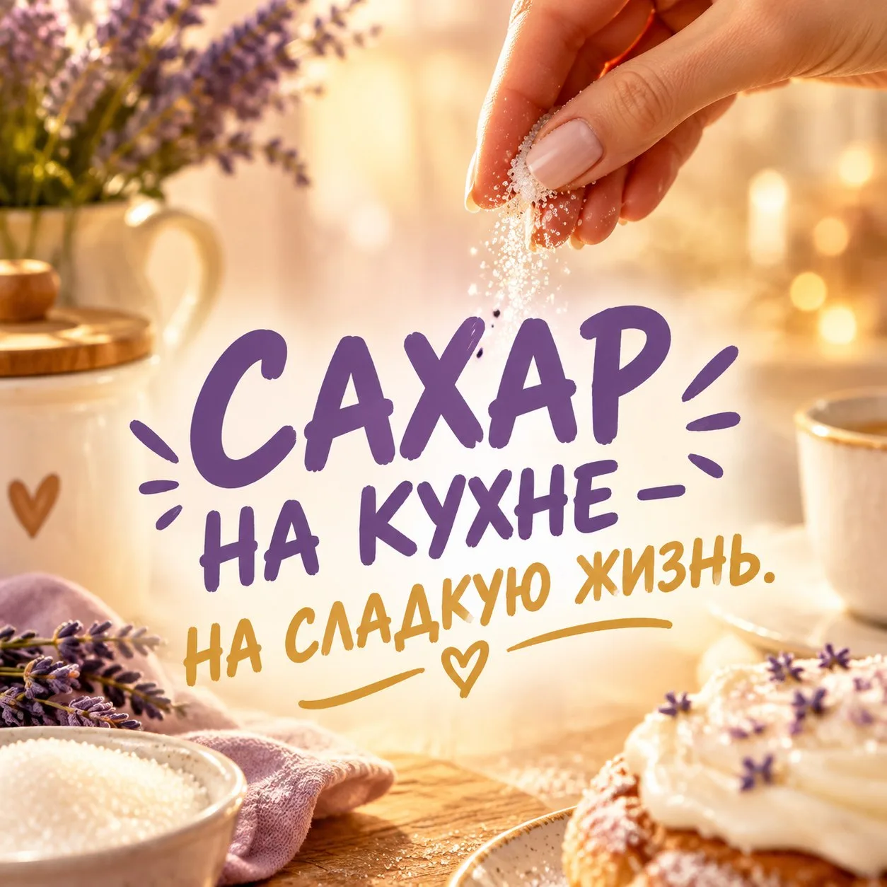 🍬 САХАР НА КУХНЕ — НА СЛАДКУЮ ЖИЗНЬ