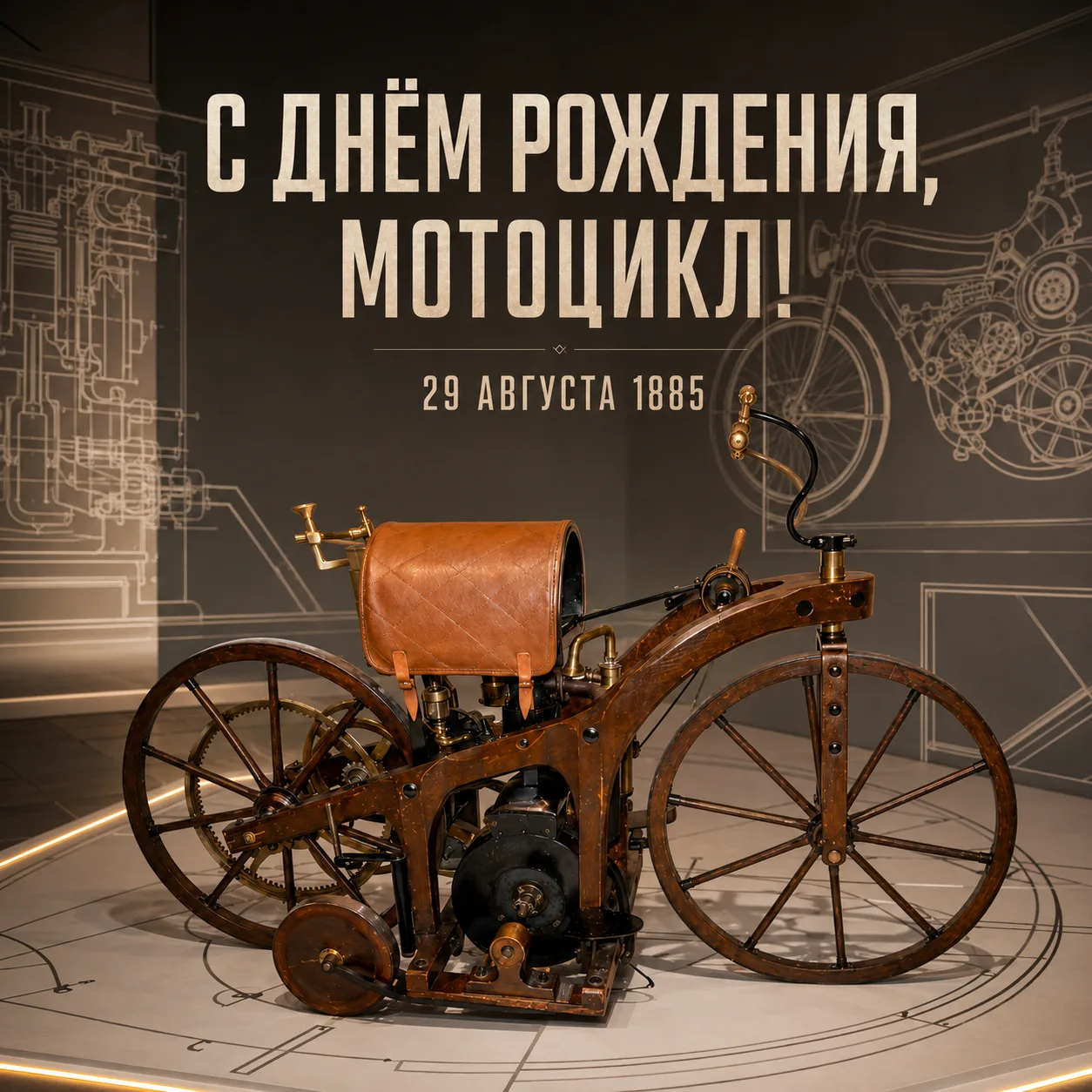 Мотоцикл, с днём рождения!