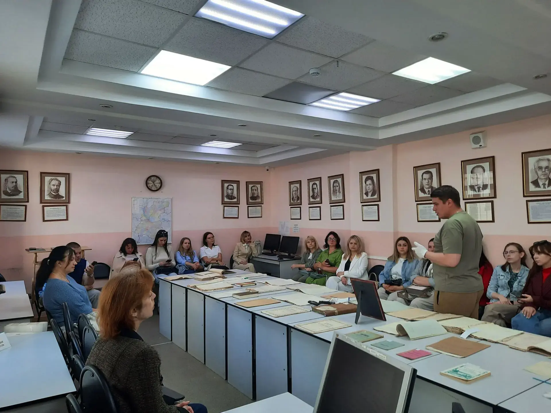 📌Сегодня в Центральном архиве прошла вторая выставка архивных документов для специалистов Министерс
