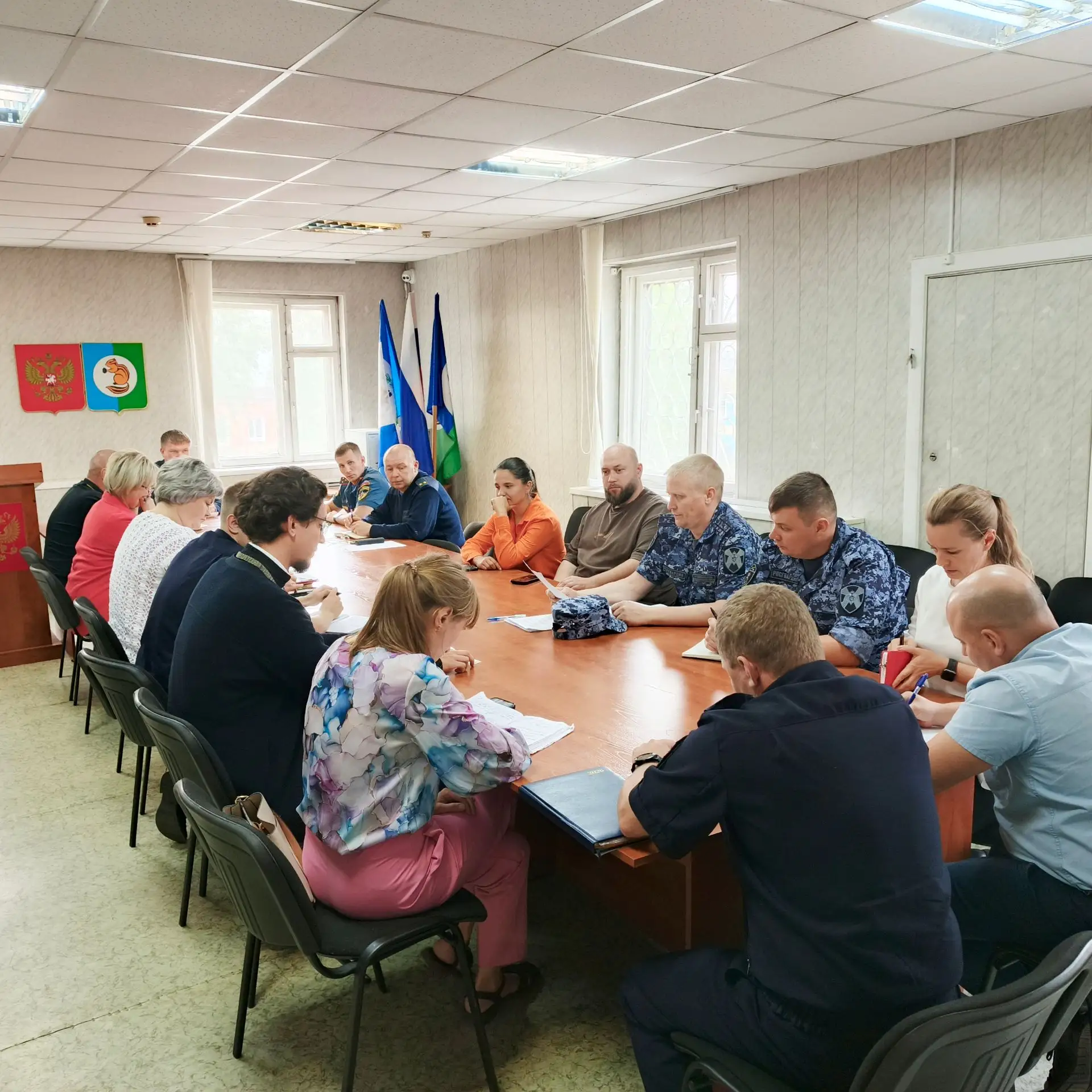 26.08.2026 на заседании антитеррористической комиссии  Усть-Илимского муниципального ок...