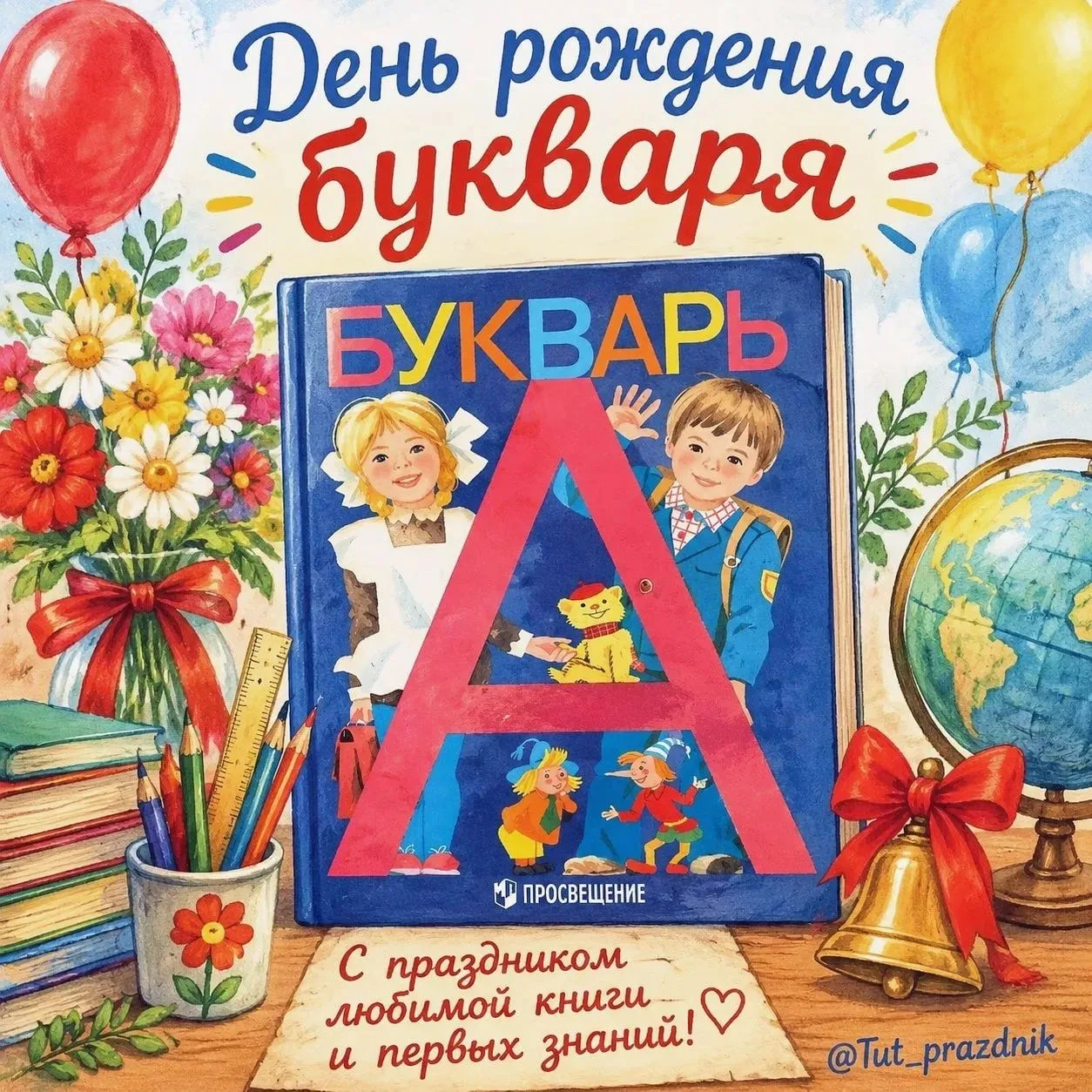 📖 20 августа — День рождения букваря