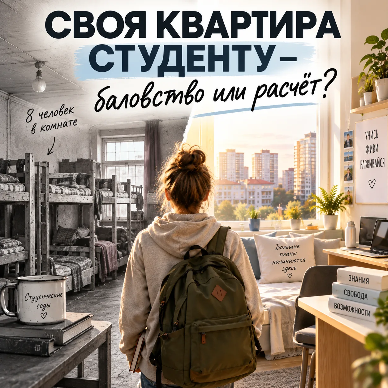 Зачем студенту своя квартира?