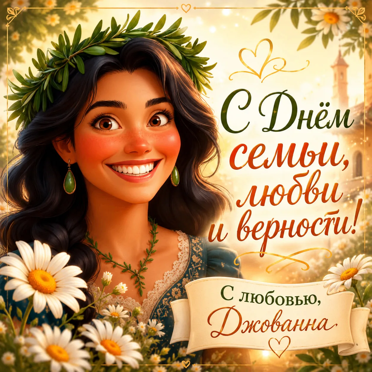 С Днём семьи, любви и верности 🤍