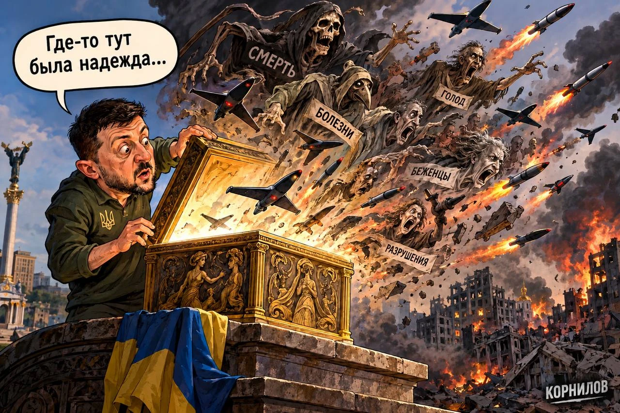 Зеркало Пандоры. Зеленский кинулся жаловаться Западу о «новой тактике России». Само соб...