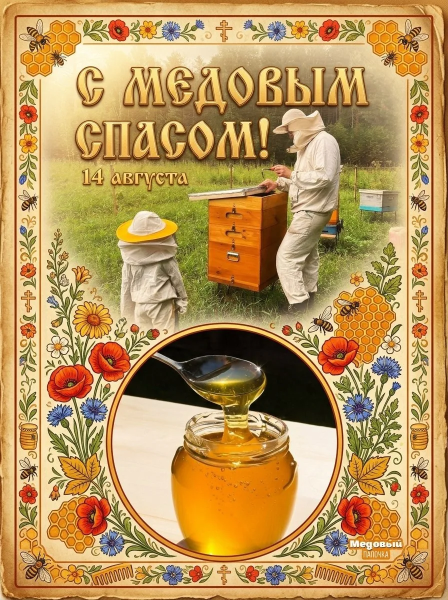 Сегодня один из самых тёплых и сладких праздников в году — Медовый Спас, который праздн...