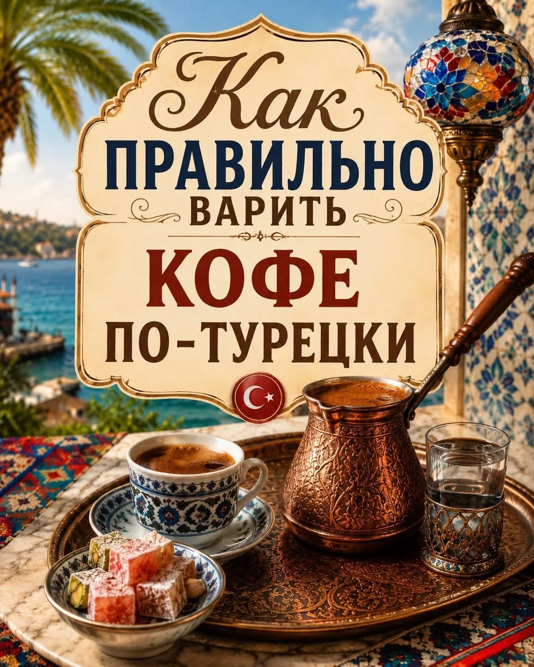 А вы знали как правильно варить турецкий кофе?😉