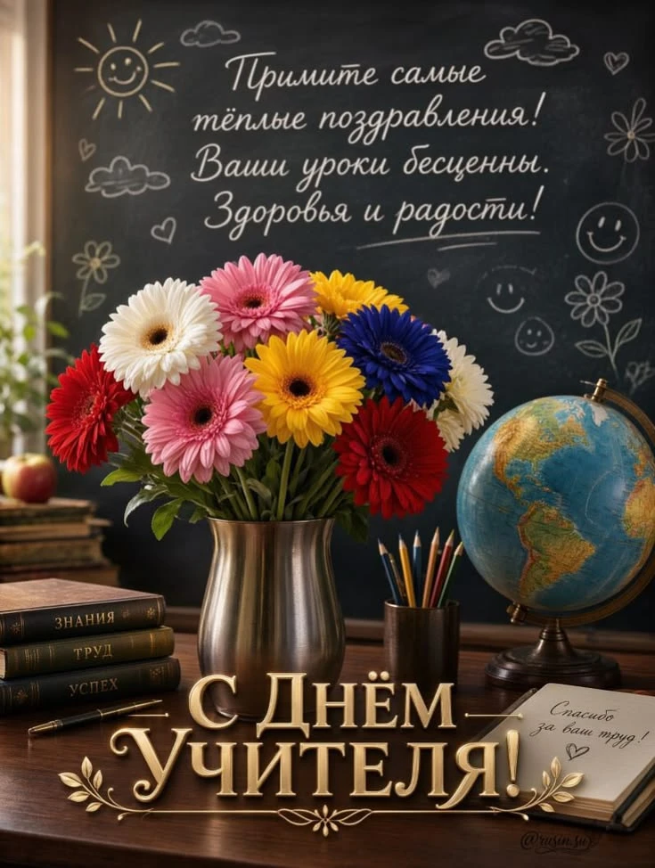 С Днём учителя и наставника! Благодарим всех учителей и наставников за труд и преданнос...