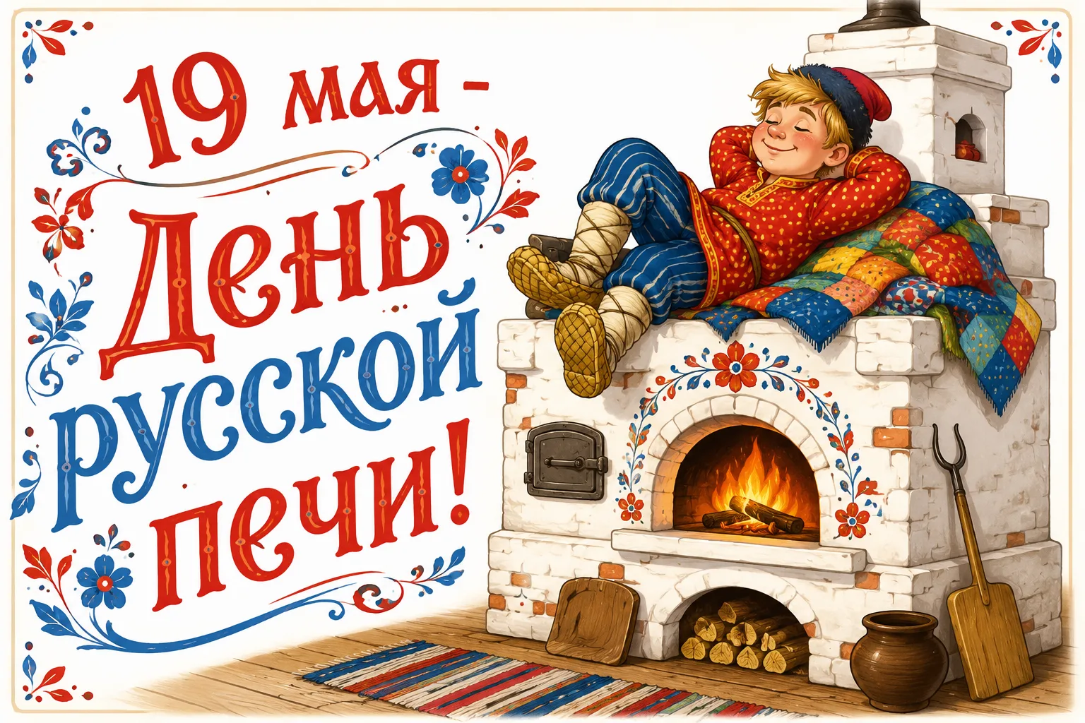 19 мая - ДЕНЬ РУССКОЙ ПЕЧКИ  Делюсь вырезалочками к празднику.   💕 ставьте сердечки, если материал п