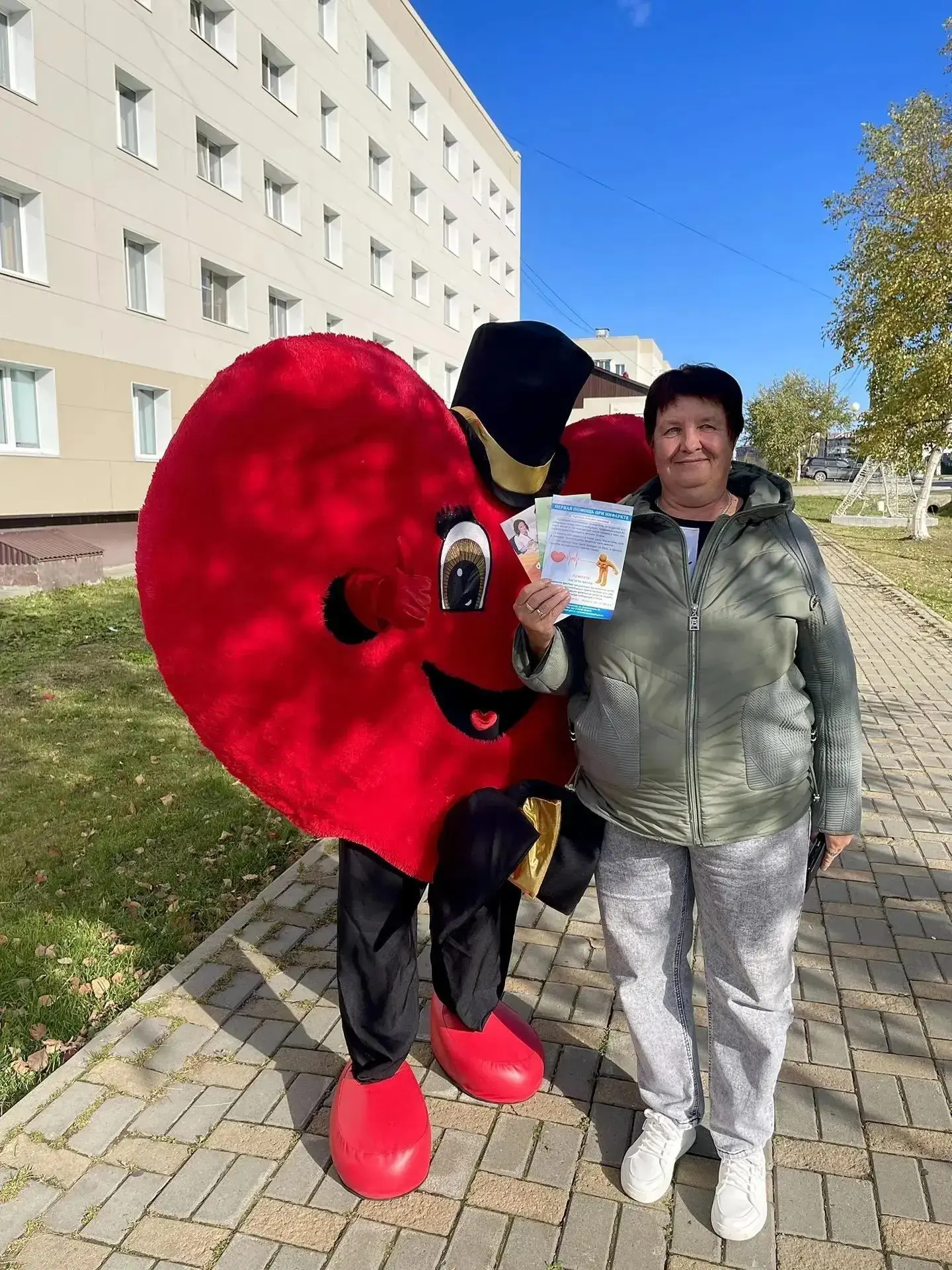 ⚡️В Долинске прошла акция, приуроченная ко Всемирному Дню сердца. В центре внимания ока...