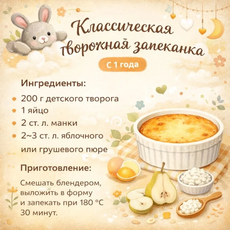 6 идей из творога для малышей