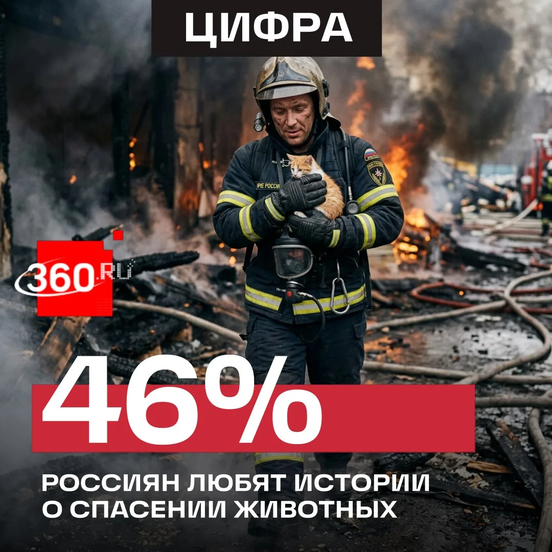 Истории о спасении животных обошли достижения ученых и спортсменов. Россияне назвали са...