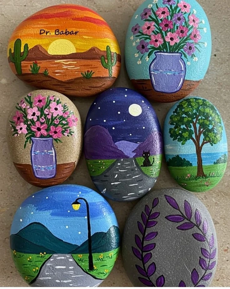 Классная идея на лето 🫶

Найти камушки и разукрасить их красками 🎨

Будем делать?
❤ — даааа
🔥 — н