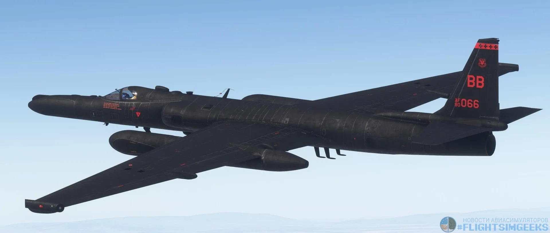 Miltech и Blackbird тизерят предстоящий U-2 для Microsoft Flight Simulator.