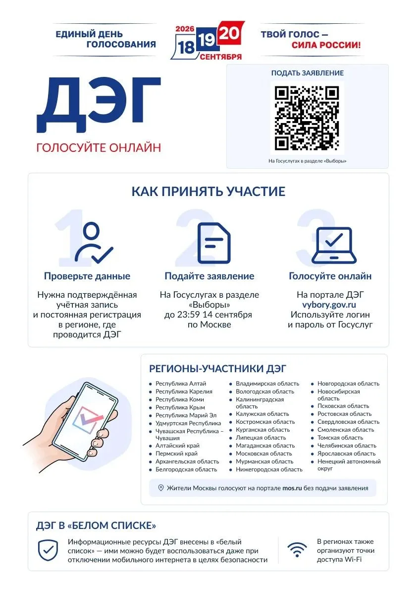 ⚡️Солнечногорцы смогут проверить работу электронного голосования уже завтра