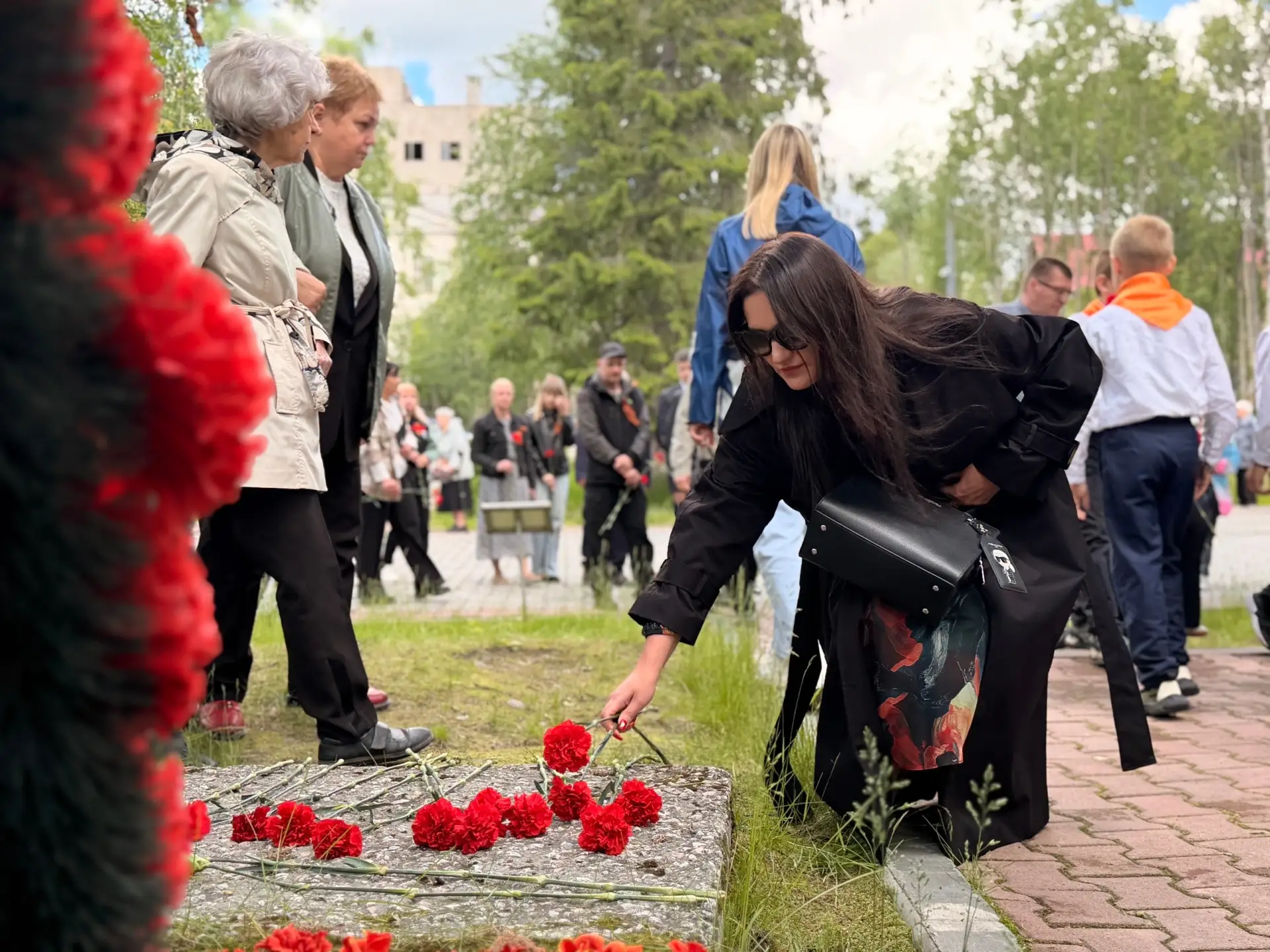 🥀Сегодня, 22 июня, в День памяти и скорби, в Ковдорском округе прошли памятные мероприятия, посвящё