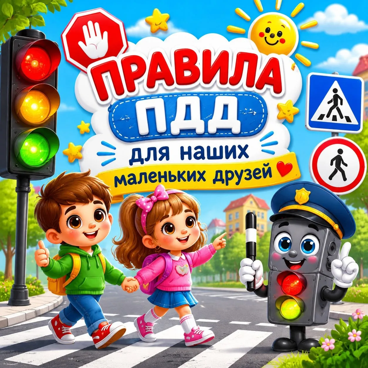 🚦 Внимание, ребята и родители! Летние каникулы уже наступили! 🌞