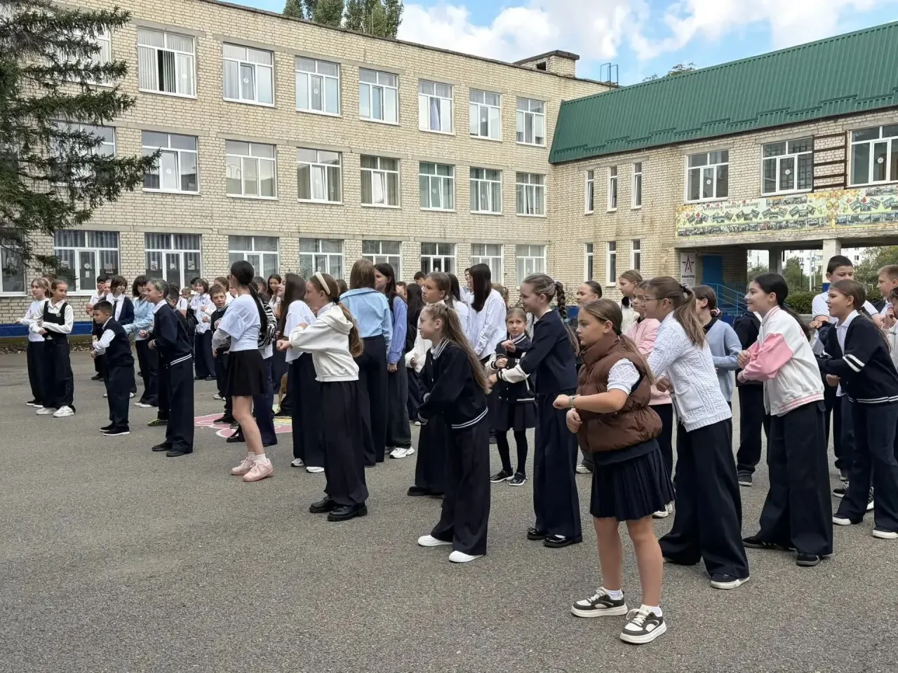 Утро началось с зарядки!