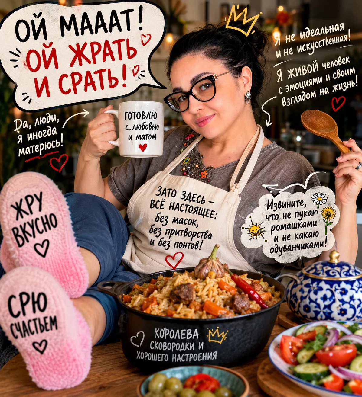 Ой мааат! Ой «жрать и срать»! 😄

Да, люди, я иногда матерюсь. Иногда могу сказать что-то грубо, пош
