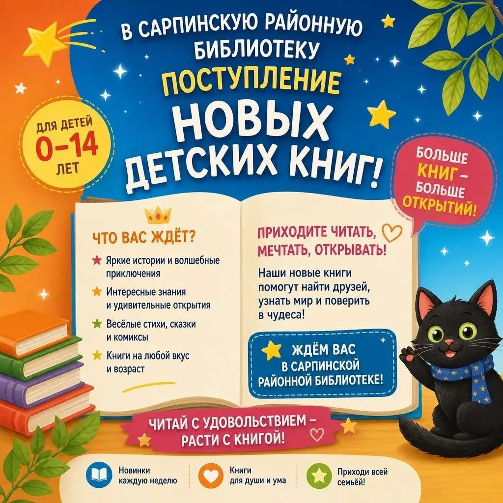 Волшебные новинки уже в библиотеке!