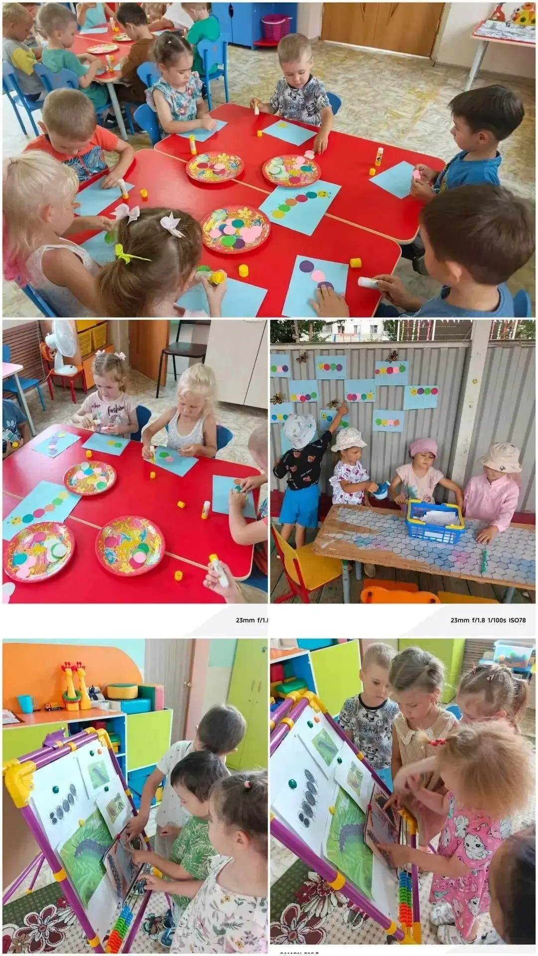 🐝 Будни «Пчёлок»: мастерим весёлых гусениц 🐛