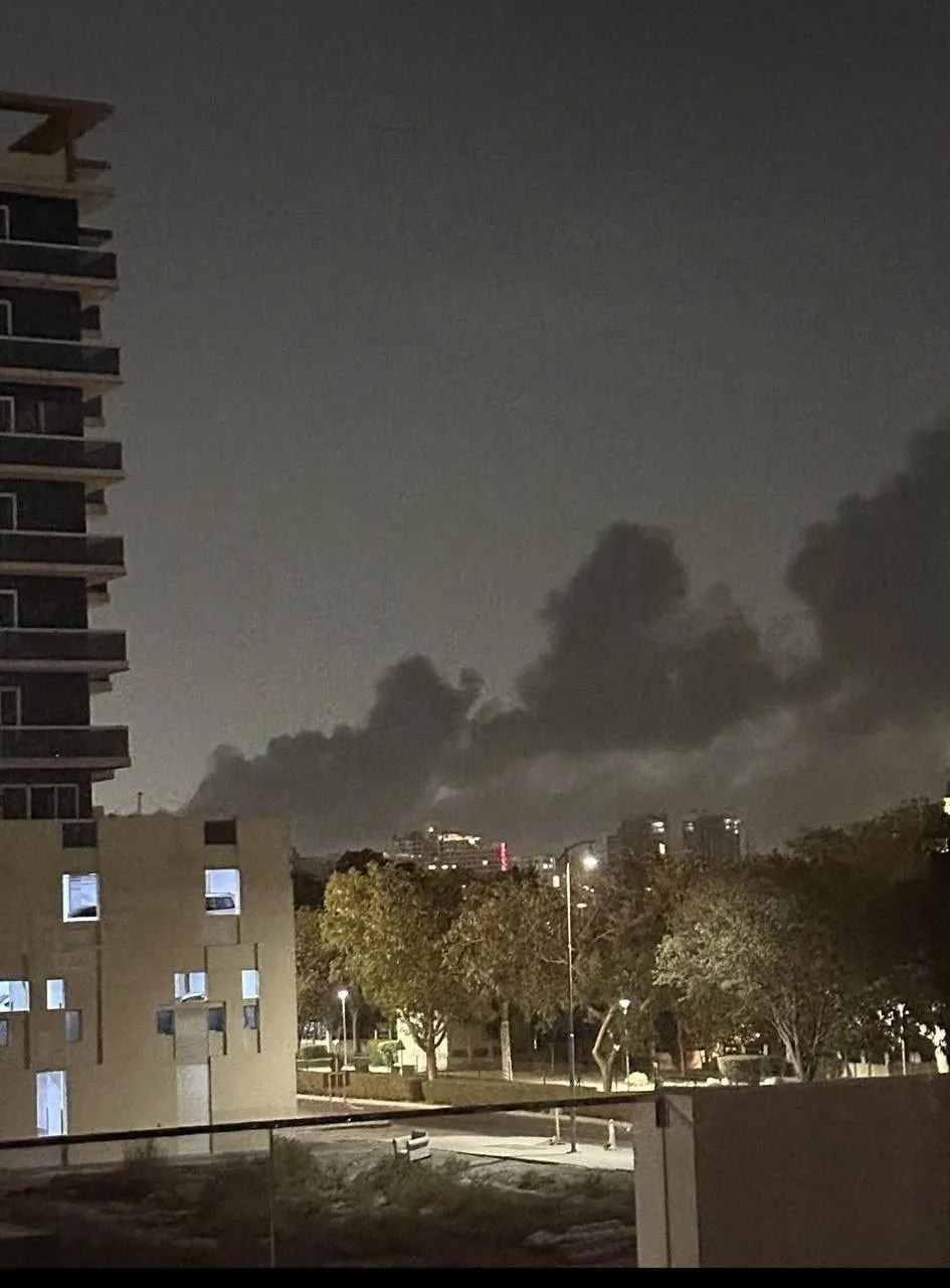 Прошедшей ночью в районе Dubai South произошел крупный пожар.