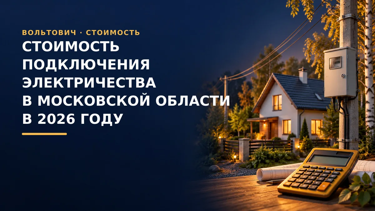 💡 Как проверить стоимость подключения электричества в Московской области в 2026 году