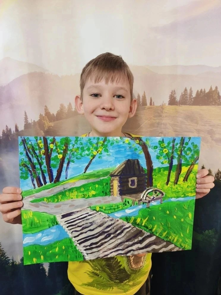 🎨 Учащийся отделения декоративно-прикладного искусства Детской музыкальной школы № 7 г. Пензы Полик
