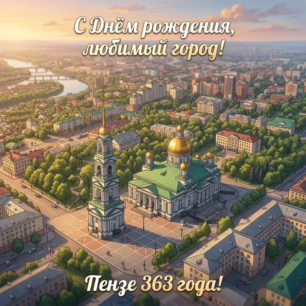 С днём рождения, Пенза! 🥳