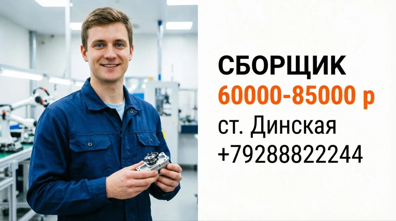 СБОРЩИК | 60000-85000 р