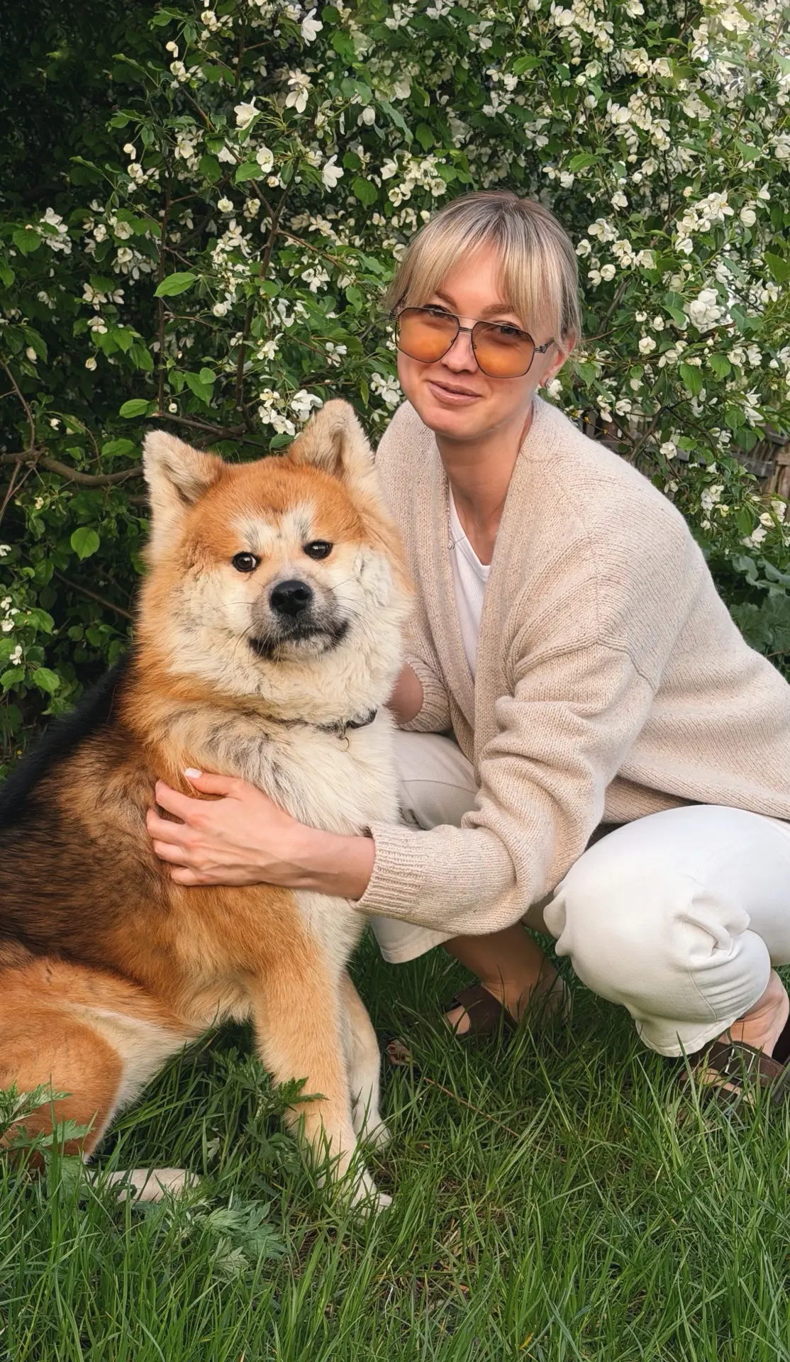 Юми 💕 Так хорошо сейчас на улице, все цветет и пахнет 🌸